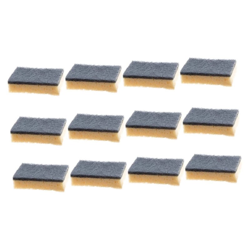 12 Pack High Density Dual Sided Kitchen Sponges Non Scratch for Dishes Pans - Image 2