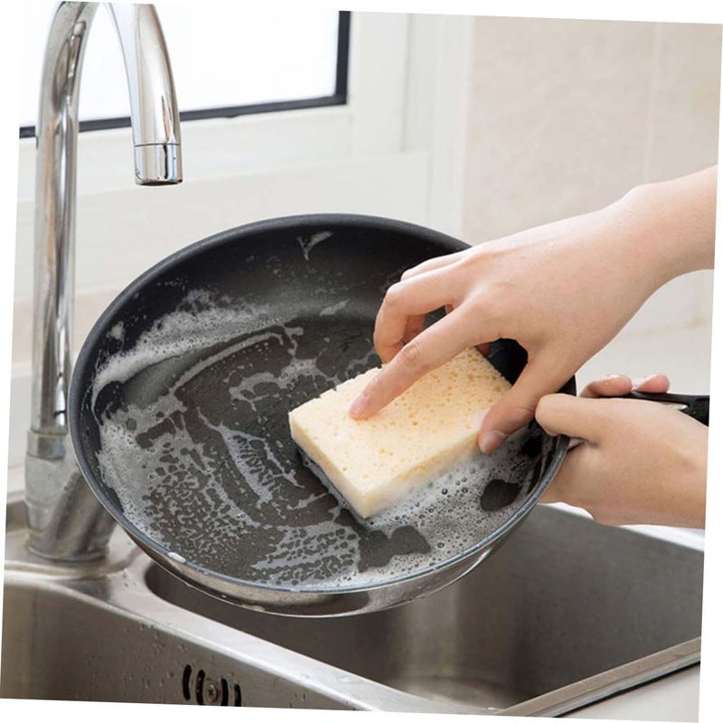 12 Pack High Density Dual Sided Kitchen Sponges Non Scratch for Dishes Pans - Image 5