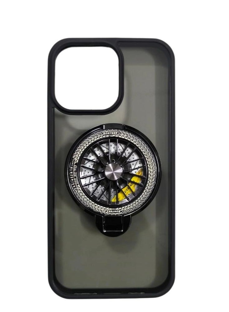 iPhone 16 Pro Max Case Cover Steel Audio Grill Shockproof, Slim Fit, Durable Protective Phone Case - Image 1
