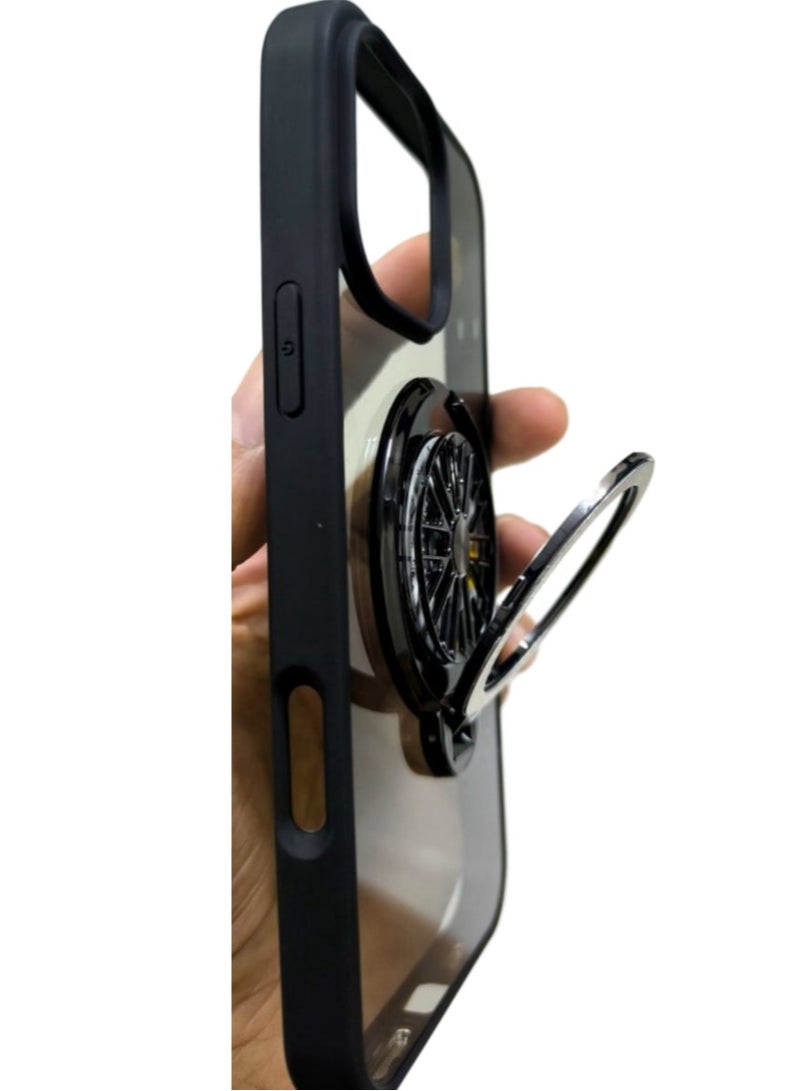 iPhone 16 Pro Max Case Cover Steel Audio Grill Shockproof, Slim Fit, Durable Protective Phone Case - Image 3