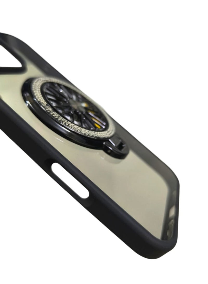 iPhone 16 Pro Max Case Cover Steel Audio Grill Shockproof, Slim Fit, Durable Protective Phone Case - Image 4