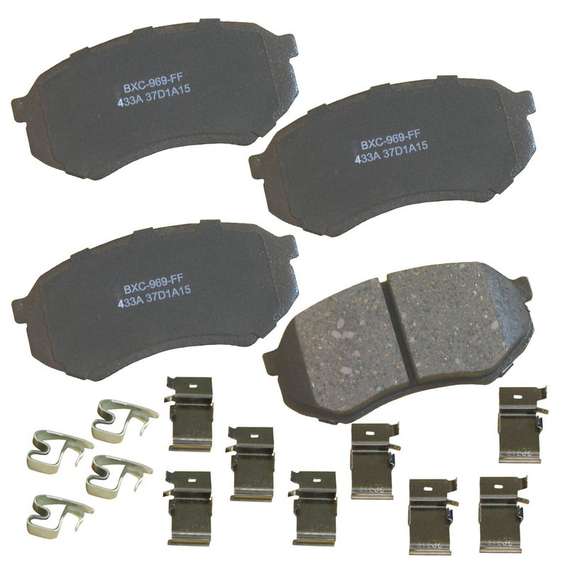 Bendix Premium SBC433A Ceramic Brake Pad Set for Mitsubishi Fuso FE 1995-1990, FE-HD 1999-1996, FE-HD 2002, Toyota Tacoma 2004-1995 - Image 5