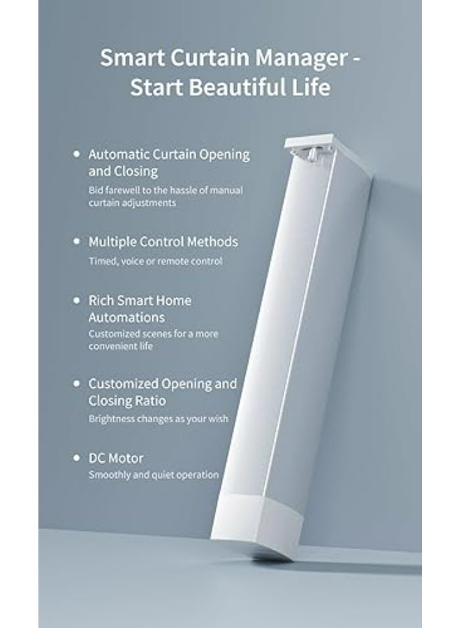 Aqara Smart Curtain Controller Global SEA version, Automated Home Window Treatment System, Compatible with Smart Home Integration - Image 4