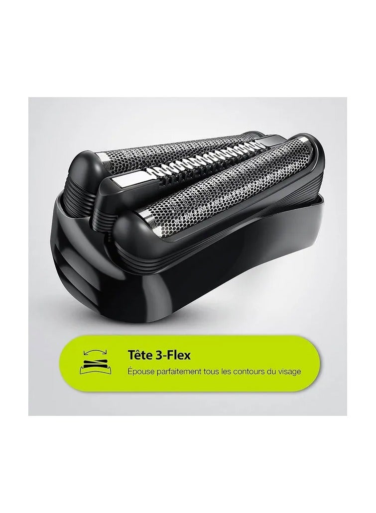 BRAUN ماكينة حلاقة براون سيريز 3 شيف آند ستايل 300BT مع رأس مشذّب و 5 مشط، أخضر فولت - Image 5