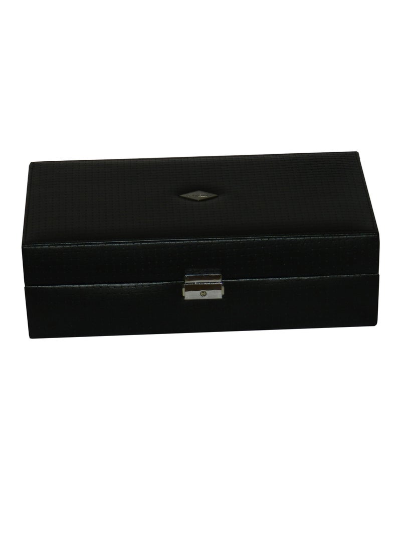 LAVERI LEATHER Laveri Watch Box for Men Women (10 Slots), Premium  Leather Watch Case  Organizer with Lock, Removable Pillow - Image 5