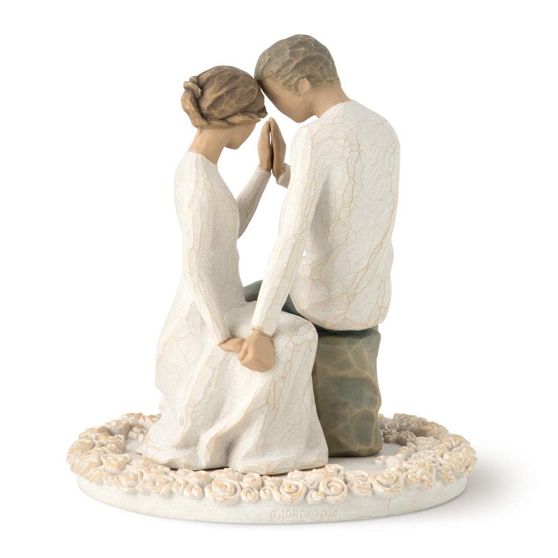 Willow Tree Around You Sculpted HandPainted Cake Topper