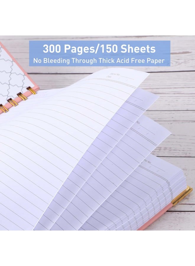 Amanple Spiral Notebook, College Ruled Notebook Journal, 8.5” x 11”, 300 Pages Leather Writing Journal for Women Men, A4 Hardcover Notebook for Work School, 24pcs Index Tabs, Teal - Image 2