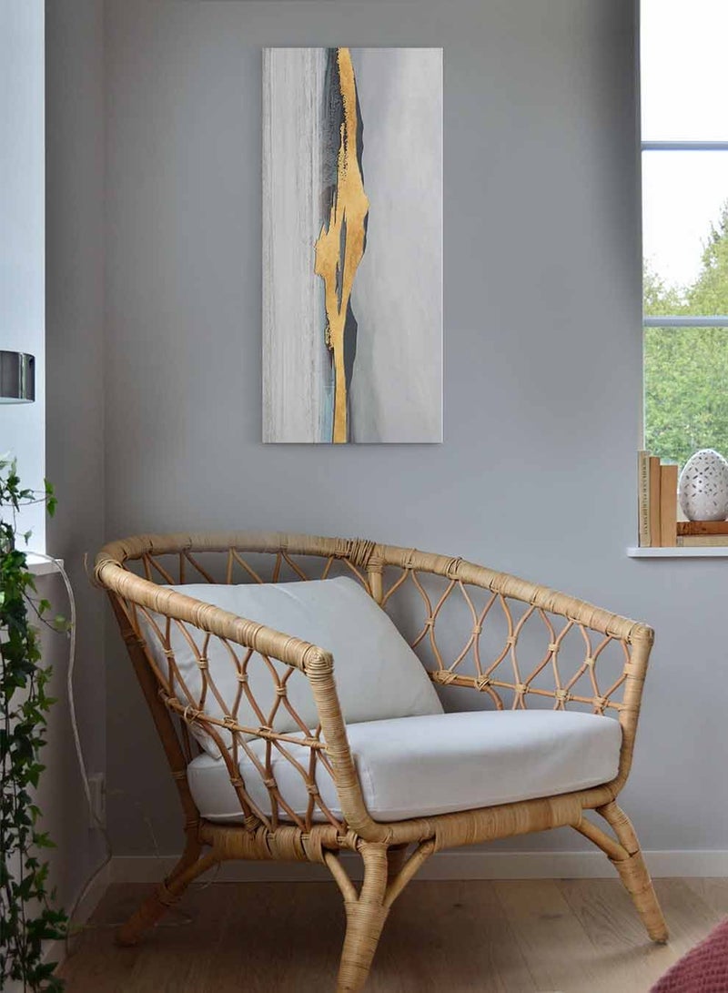 لوحة كانفاس على إطار خشبي بمنظر بانوراما، تصميم فن زيتي لأمواج المحيط، للمنزل، غرفة المعيشة، المكتب، الديكور - Image 2