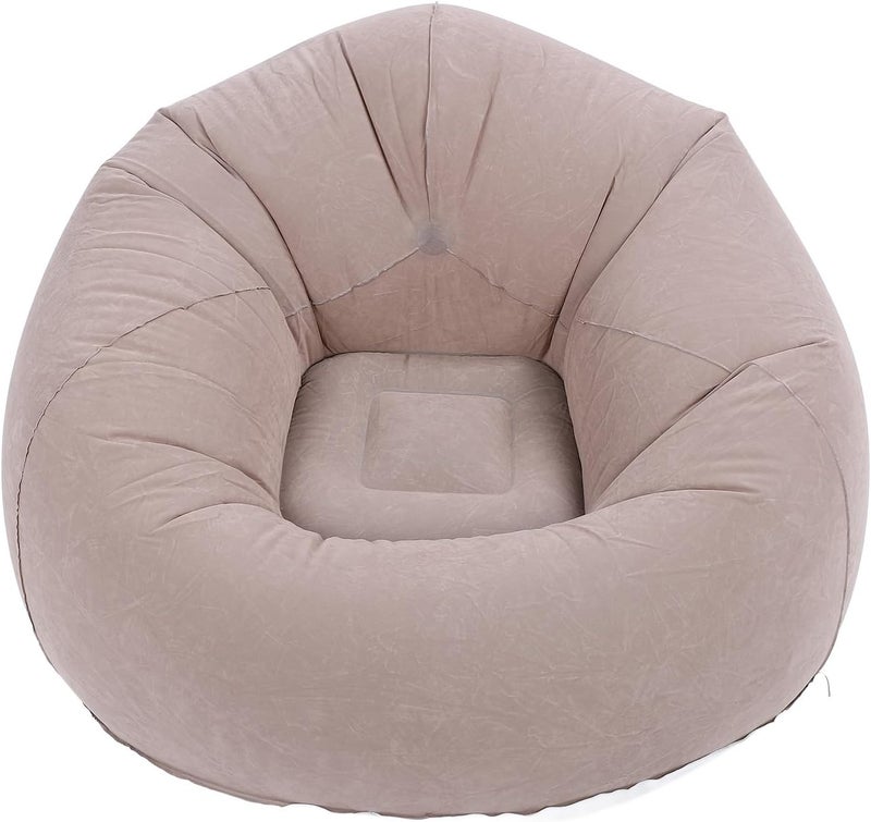 Inflatable Lounge Chair Portable Sofa for Living Room Bedroom, Comfortable Inflatable Chair for Reading, Relaxation, and Leisure Activities, Soft & Design, Easy Storage & - Image 5