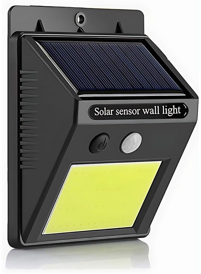 LED Solar Motion Sensor Light - 8 LED Wide Angle Outdoor Wall Lamp, Waterproof Sunlight Lamp for Garden Decoration and Security - Image 2