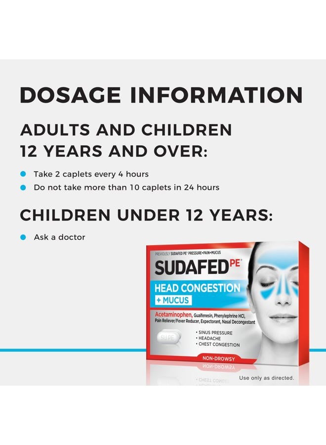 Sudafed تخفيف ضغط الجيوب الأنفية واحتقان الأنف (24 قطعة) - Image 3