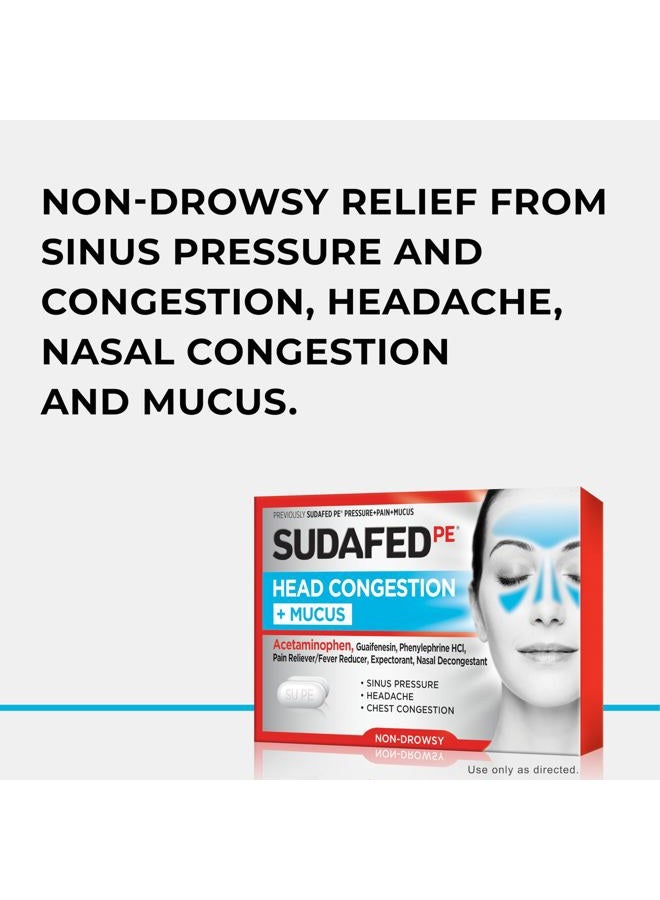 Sudafed تخفيف ضغط الجيوب الأنفية واحتقان الأنف (24 قطعة) - Image 2