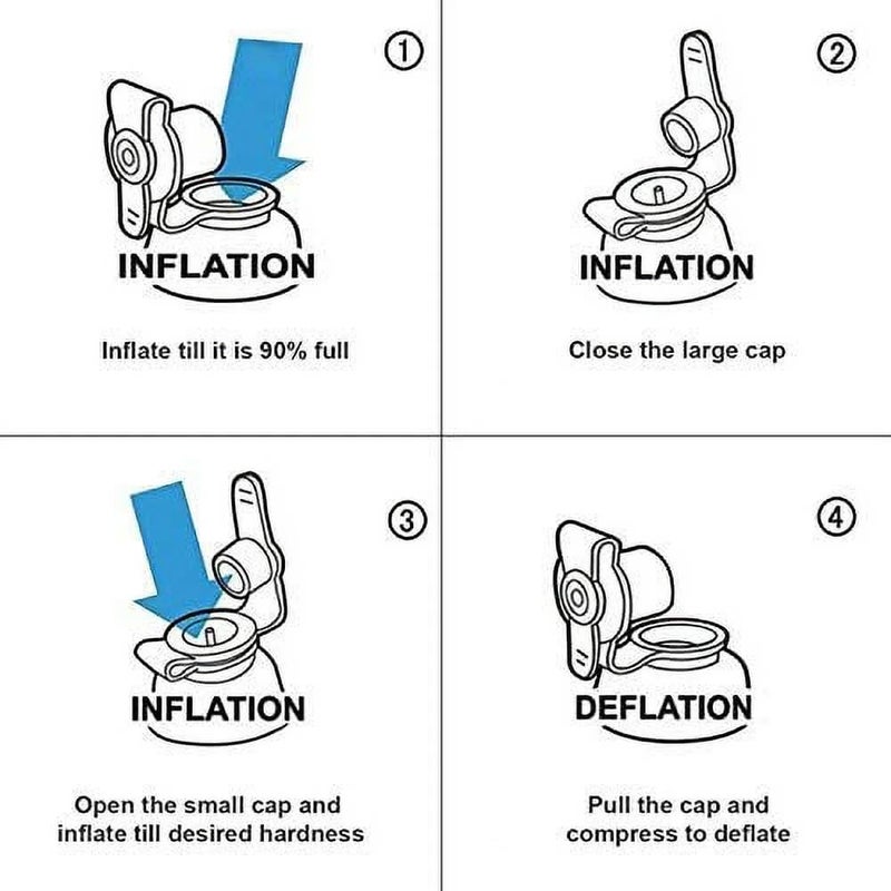 FYCAN Inflatable Foot Rest for Air TravelCar Seat Foot Rest for Kids ToddlerAdjustable 3 Layers Height Leg Rest PillowAirplane Travel Essentials Great for AirplaneOfficeHomeTrainsCarsMulti - Image 3