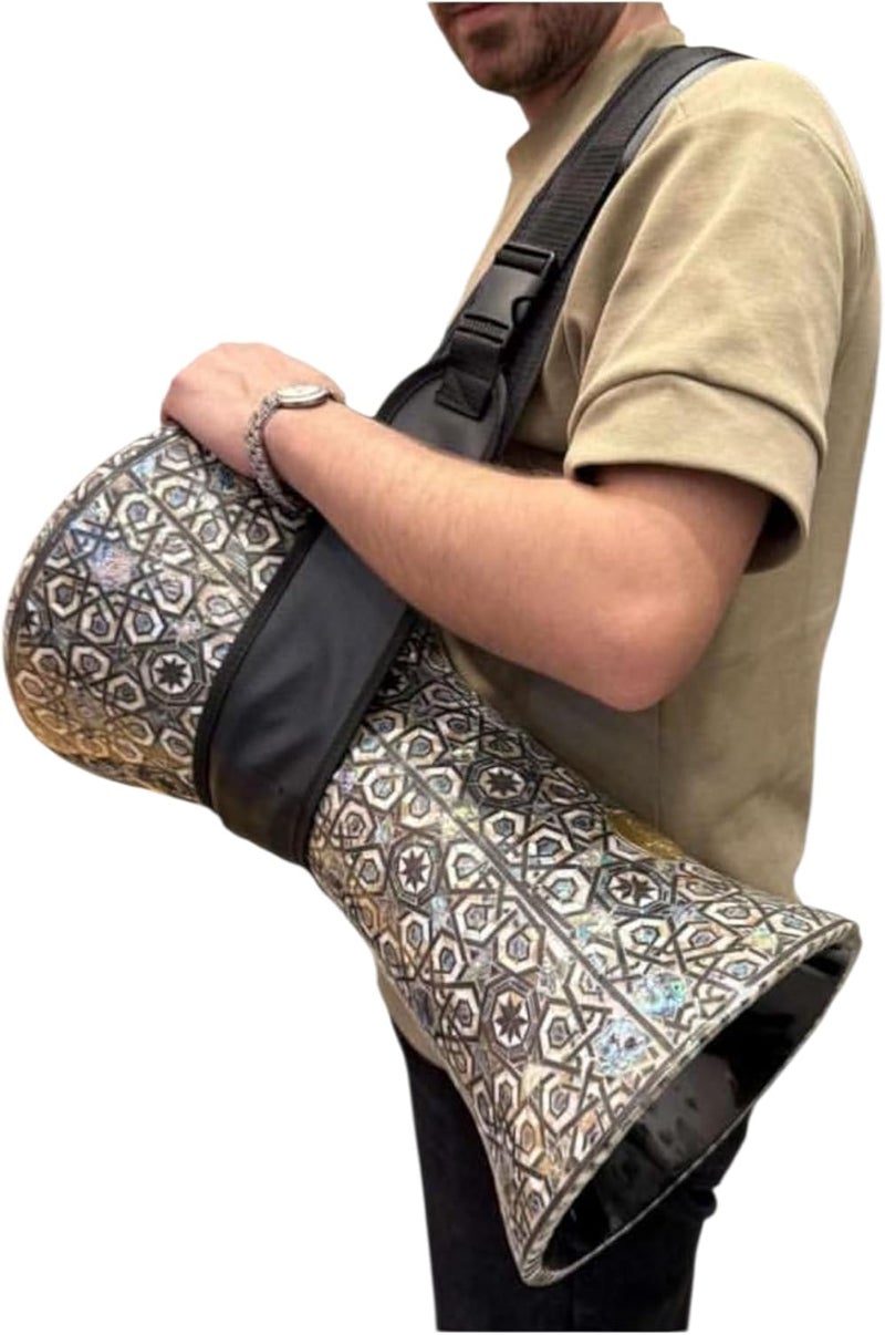 general حقيبة حمل درام داربوكا الاحترافية مع حزام كتف قابل للتعديل - Image 4