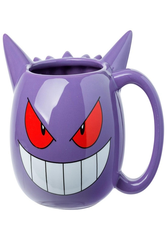 Silver Buffalo Pokemon Gengar Tongue No Legs Ceramic 3D Sculpted Mug, 20 Ounces - Image 1