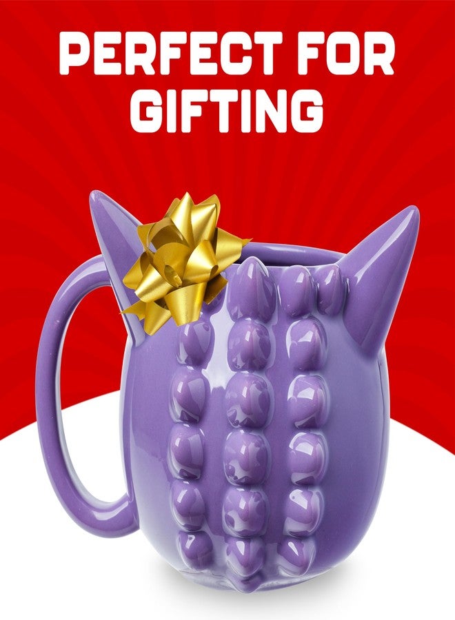 Silver Buffalo Pokemon Gengar Tongue No Legs Ceramic 3D Sculpted Mug, 20 Ounces - Image 3