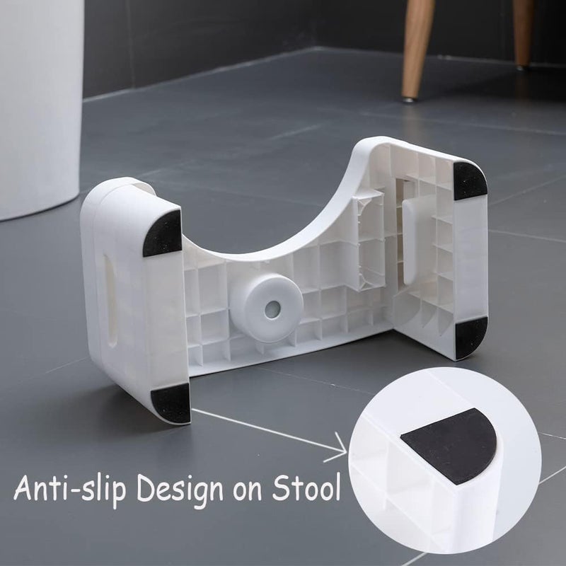 coldchill 7 inch Toilet Stool (White) - Image 4