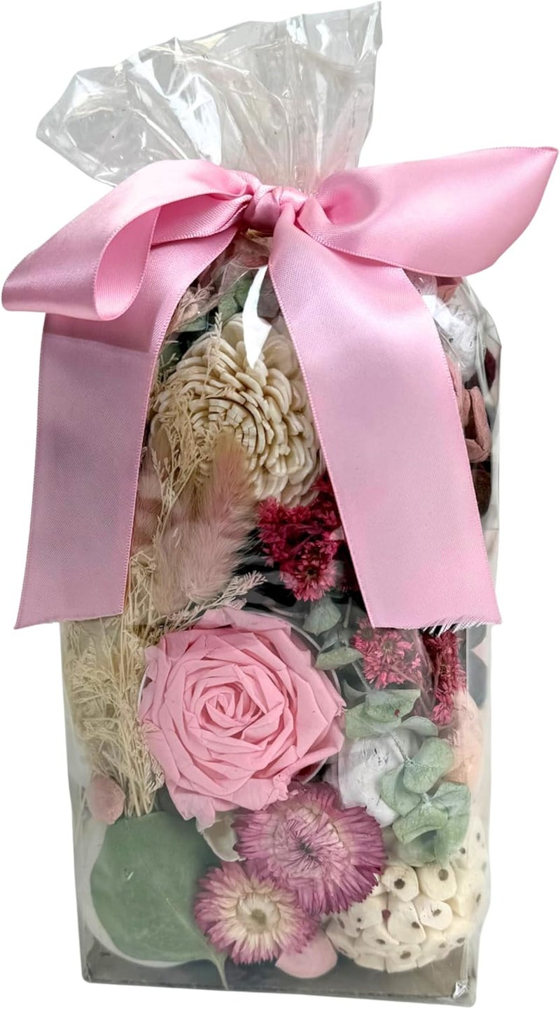 Floral Preserved Rose Fragrance Potpourri (Pink Rose)