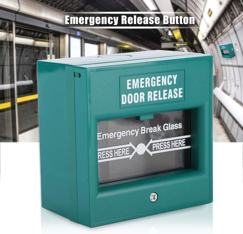 klarako Emergency Exit Door Release Fire Alarm Button Home Security Door Break Switch with 1 Emergency Button 1 Installation Kit - Image 5