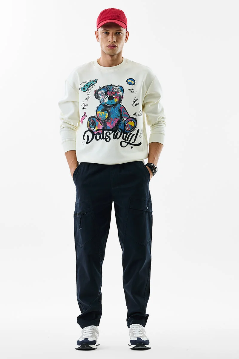 SNITCH Vertix Navy Cargo Pant