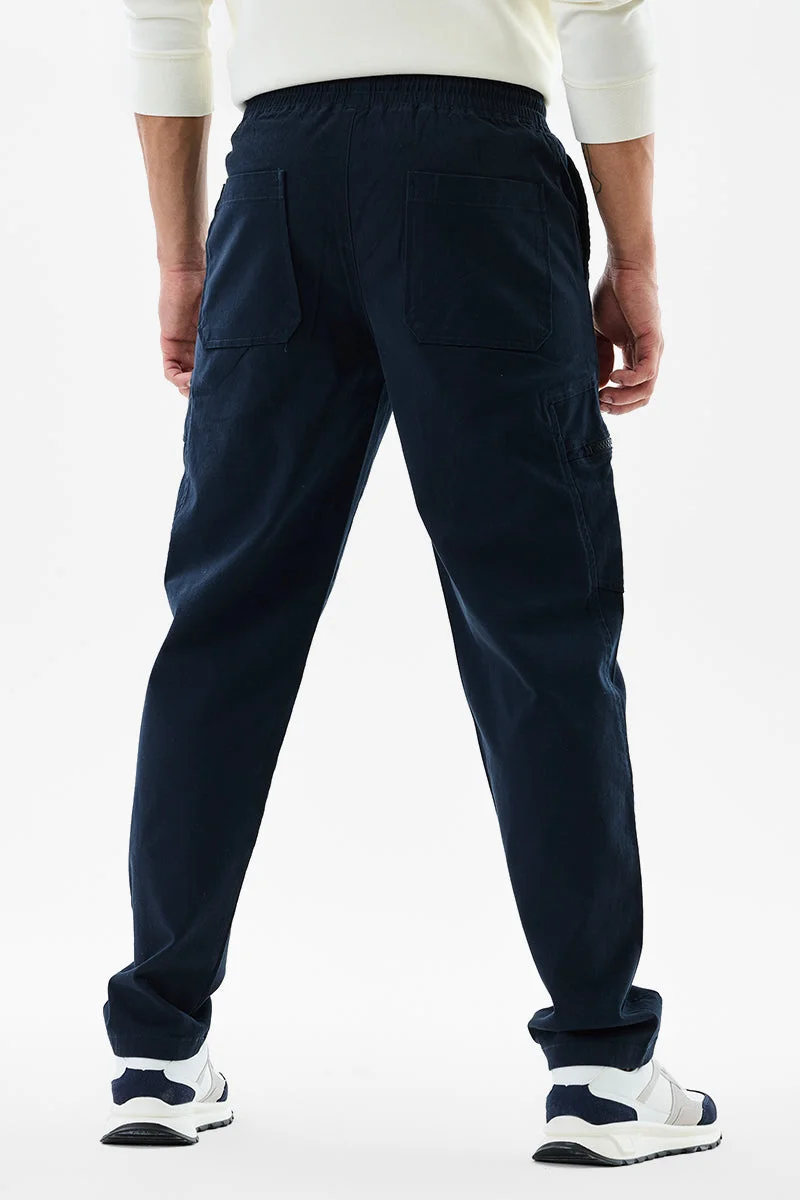 Snitch Navy Vertix Navy Cargo Pant for Men | Best Price UAE