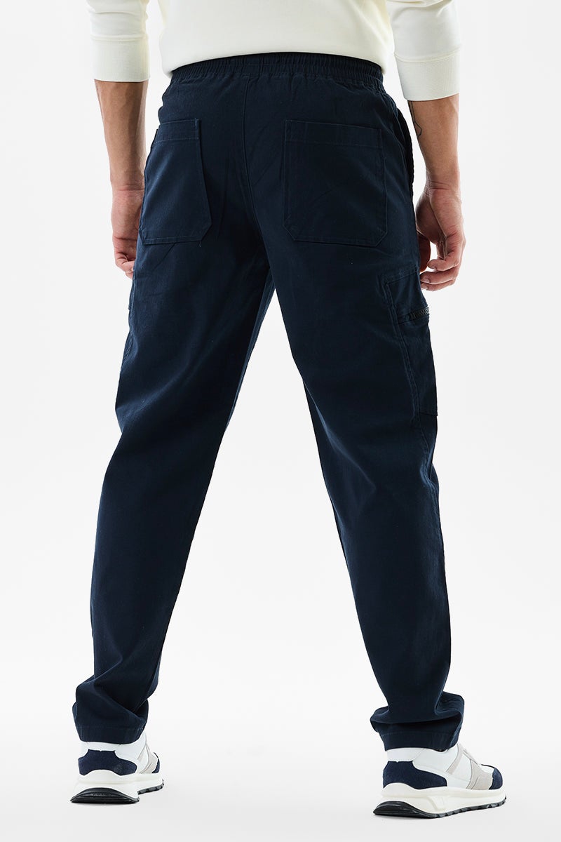 SNITCH Vertix Navy Cargo Pant - Image 4