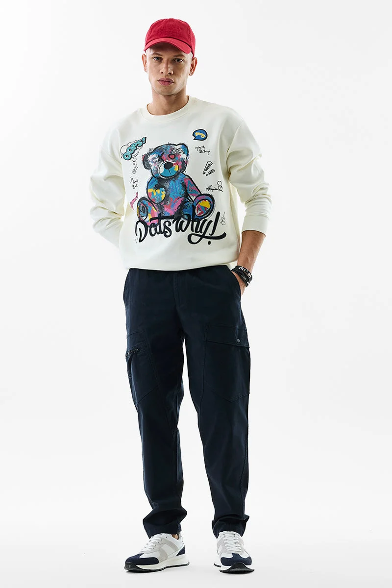 Snitch Navy Vertix Navy Cargo Pant for Men | Best Price UAE