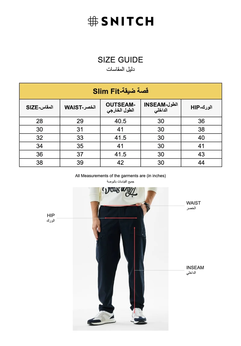 Snitch Navy Vertix Navy Cargo Pant for Men | Best Price UAE