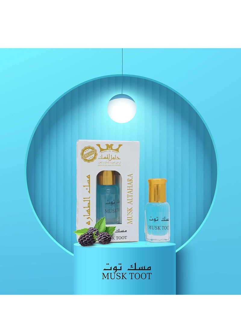 Hamil Al Musk Musk Al Tahara musk Toot Perfumed Body Lotion 6ml  - Image 1