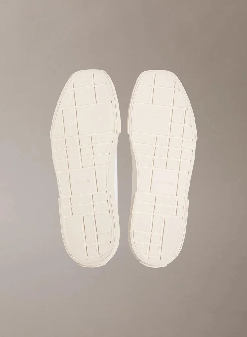 Calvin Klein Bright White CK Luna - Canvas Emblem Logo Trainers for Women | Best Price UAE