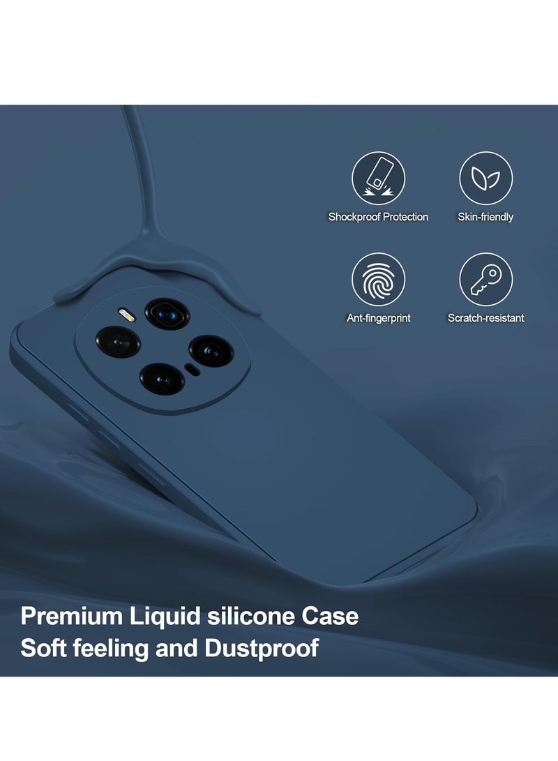 Honor Magic 7 Pro Case Cover Liquid Silicone Anti-Fingerprint Case with Camera Protection Cover for Honor Magic 7 Pro 5G 6.8-inch - Image 4