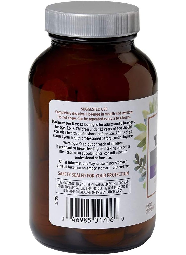 Quantum Quantum Health TheraZinc Elderberry Lozenges Made with Zinc Gluconate for Immune Support 60 Count  - Image 3