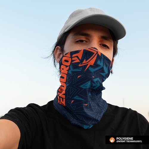 WANDERLOOMS Antibacterial & Odour-Free Polygiene UV Protection Unisex Bandana for Men Bike Riding|Breathable & Durable Bandana for Men Hair Styling|Multipurpose Face Mask - Image 5
