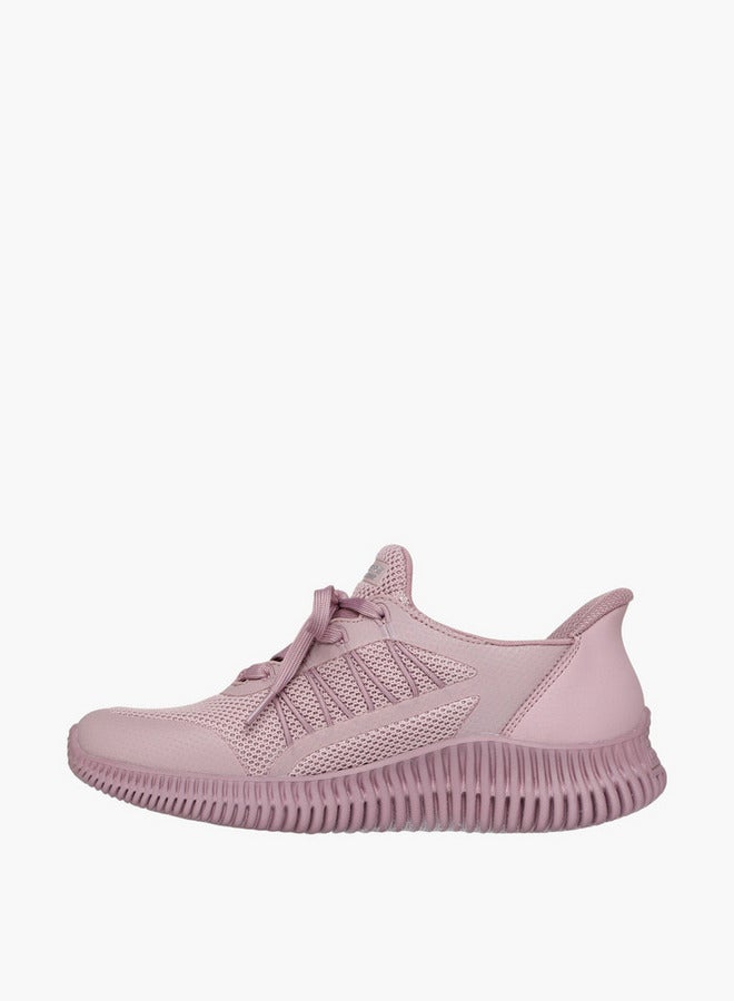 SKECHERS Women's BOBS GEO LITE Slip-On Sports Shoes - 117413-ROS - Image 4