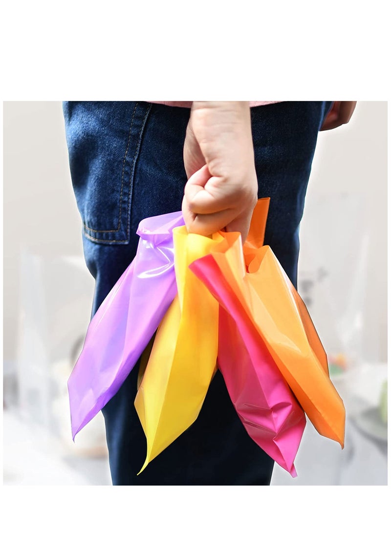 Excefore Kids Party Favors Bags Assorted Favor Happy Birthday Goodie Candy Bags in 10 Colors Goody for Birthdays New Years Graduations Anniversaries Baby Showers 100PCS - Image 4