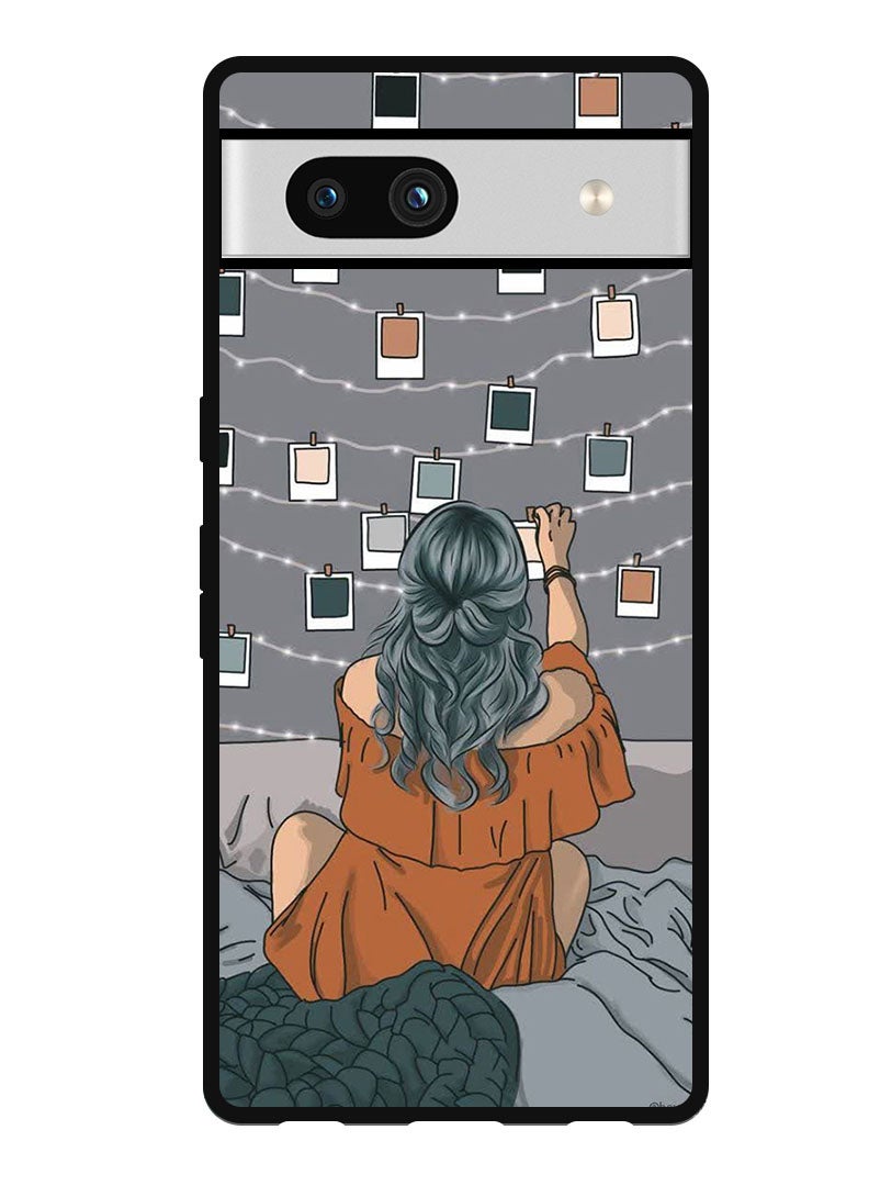 Theodor Protective Case Anti Scratch Shock Proof Bumper Cover For Google Pixel 7a Polaroid and lights - Image 1