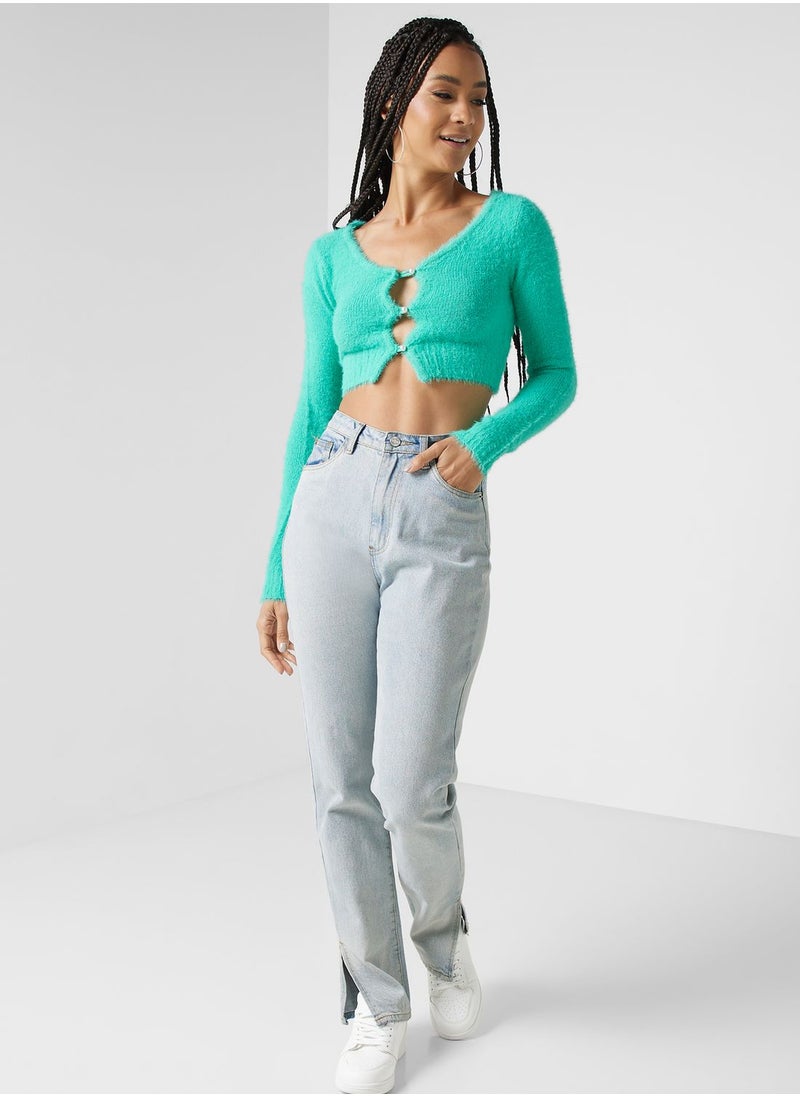 Miss Selfridge V-Neck Sweater  - Image 4