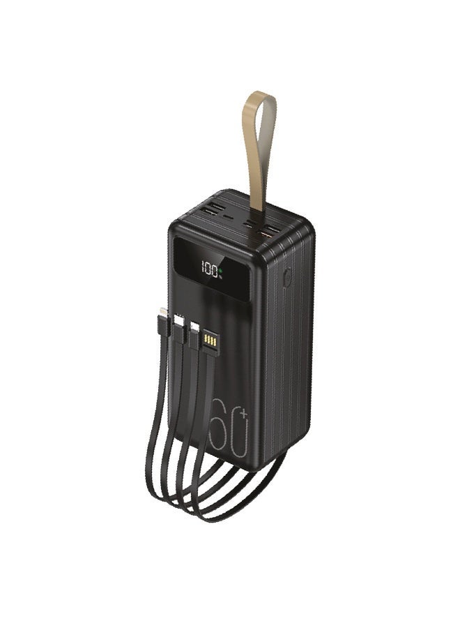 Torima باور بنك TORİMA TRM-1060 بسعة 60000 ملّي أمبير – أسود - Image 1