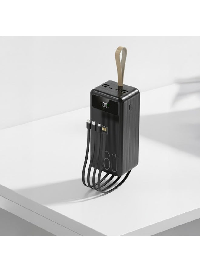 Torima باور بنك TORİMA TRM-1060 بسعة 60000 ملّي أمبير – أسود - Image 4