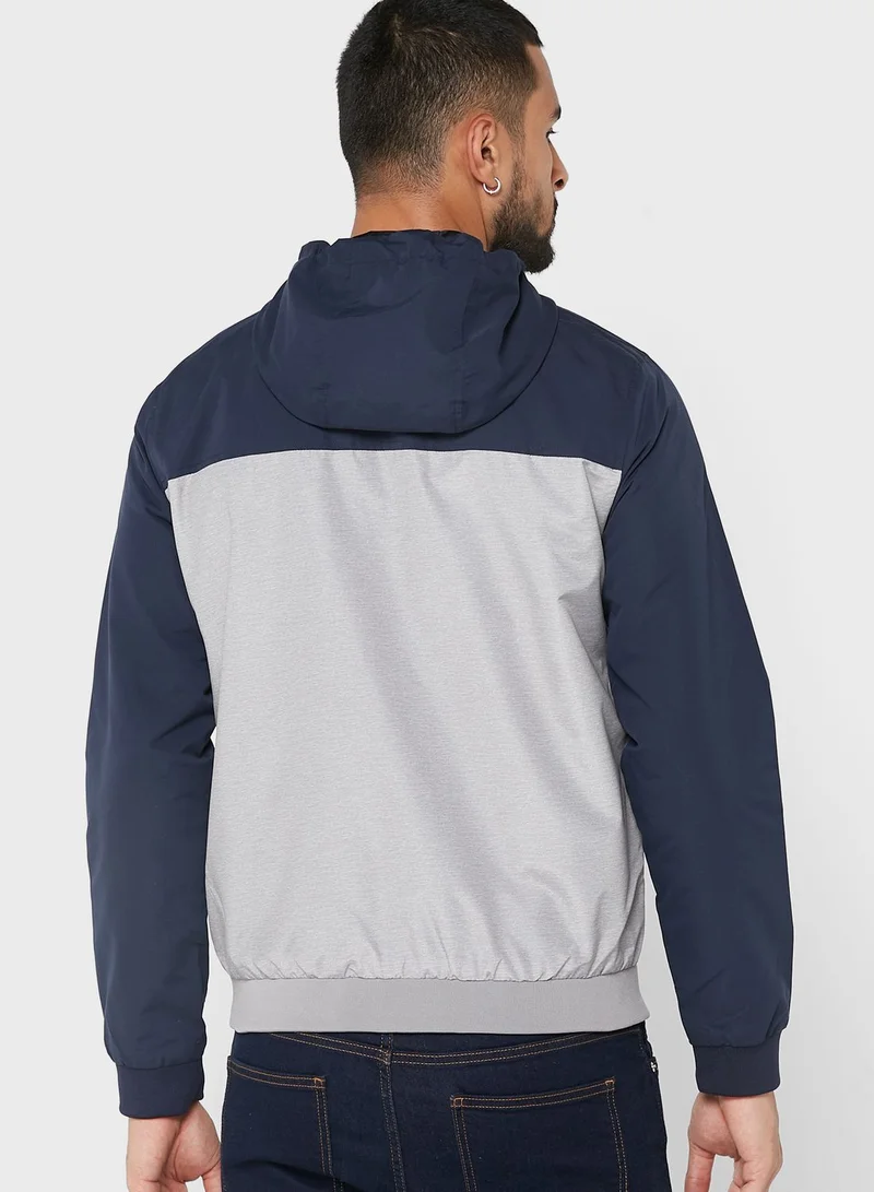 JACK & JONES Colour Block Regular Fit Hoodie