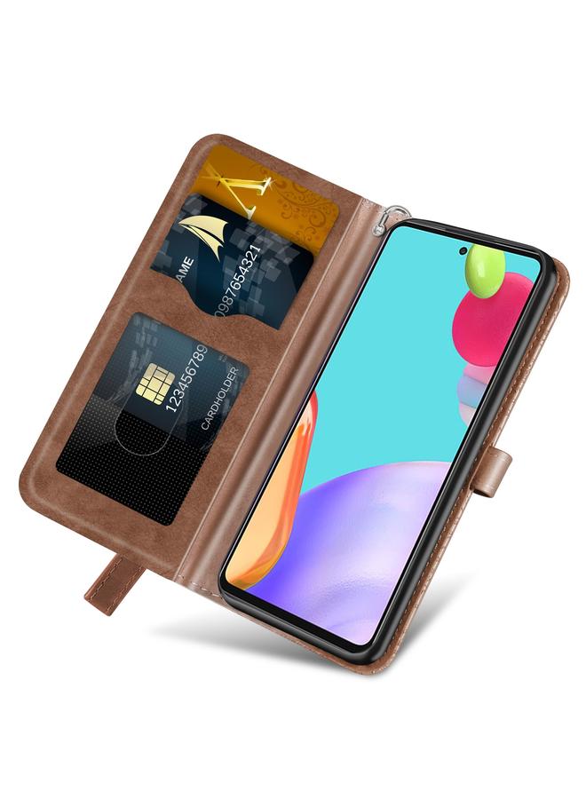 S-TOP Case For Samsung Galaxy A33 5G Life of Tree Embossing Leather Phone Case - Image 4