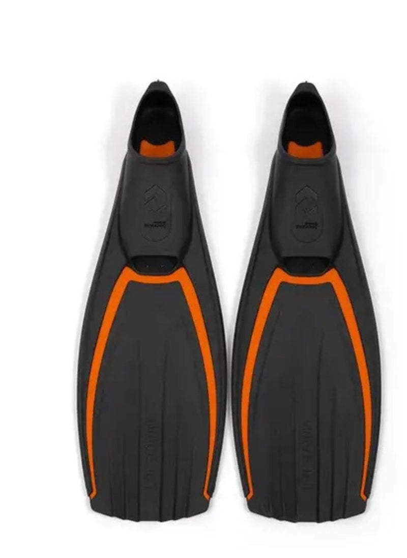 DYNAMICNORD DYNAMIC NORD FINS FF-15 FULL FOOT ORANGE 40/41 