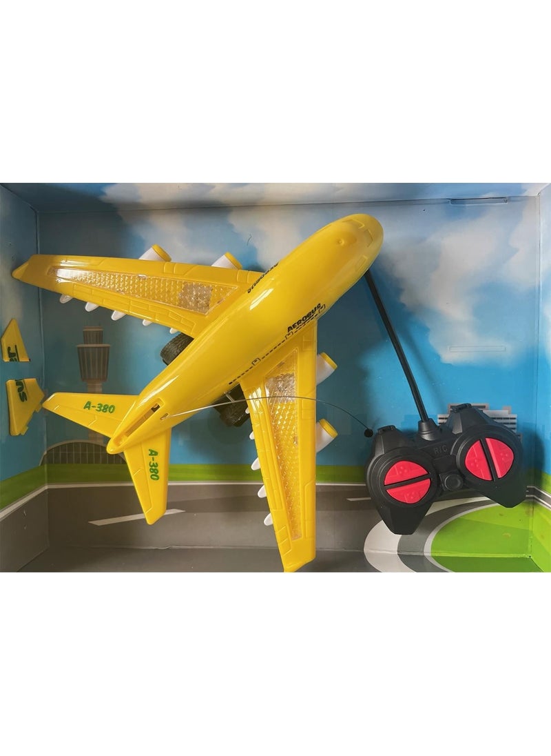 SOLE - Fun Airbas Passenger Plane with Lights and Remote Control that Can Move in 6 Directions - Remote Controlled Airplane - Image 1
