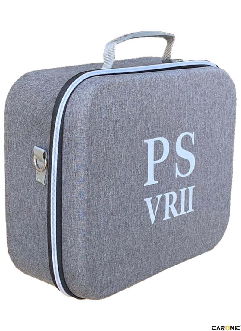 CARONIC Travel Carrying Case For PS VR 2 Storage Bag Headset and Controllers  - Image 2