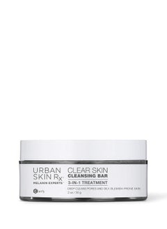 Urban Skin Rx Urban Skin Rx Clear Skin Cleansing Bar | 3-in-1 Daily Cleanser, Exfoliator and Mask Removes Excess Oil and Improves Blemishes, Formulated with Salicylic Acid, Eucalyptus and Sulfur | 2.0 Oz  - Image 1