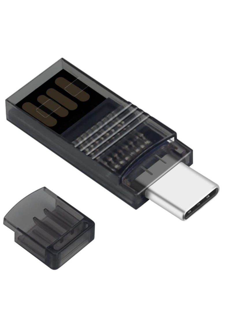 SYOSI - SYOSI Micro SD/TF Card Reader, USB C to Micro SD Memory Card Reader 2 in 1 OTG Adapter for Laptops, Tablets, Android Phones - Image 1