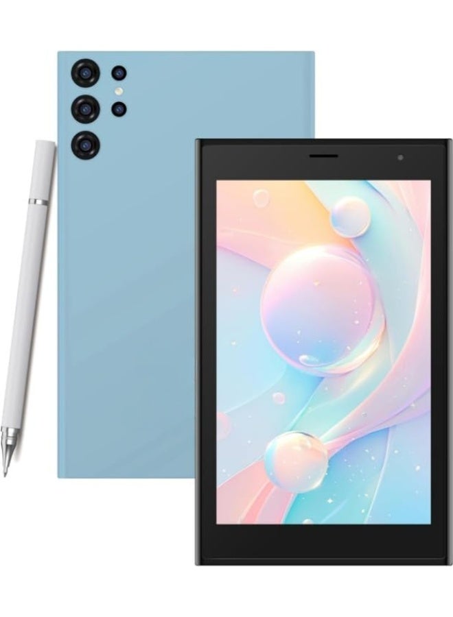 REBENUO CM524 7-inch Tablet  5g Tablet Single SIM WiFi  Kids Tab Zoom Tiktok and Chat GPT Supported Dual Camera  Android 15 Slim Tablet with Stylus (Blue) - Image 1