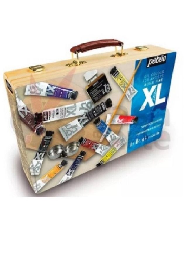بيبيو Pébéo Atelier Oil Colour Wooden Case