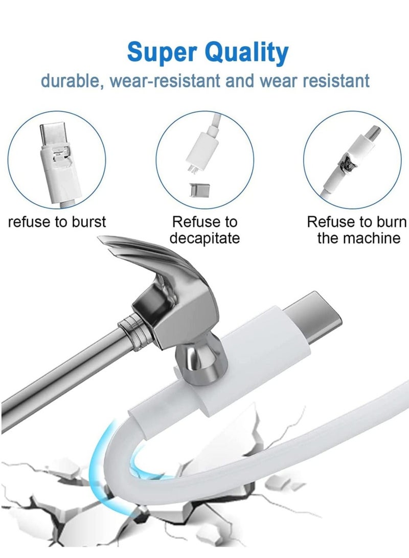 MUNTAQI iPad Pro Charger and Plug,20W USB C Fast Wall Charger 2M Type C to Type C Charging Cable UK Adapter iPad Pro 12.9''/5/4/3 Gen, iPad Pro 11 3/2/1 Gen, iPad Air 4/5 Gen,Galaxy S22,Note 20,Pixel - Image 2