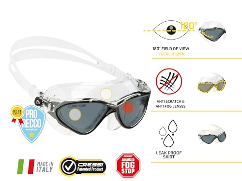 Cressi Planet Swim Goggles ClearWhiteLilac Clear lens - Image 3